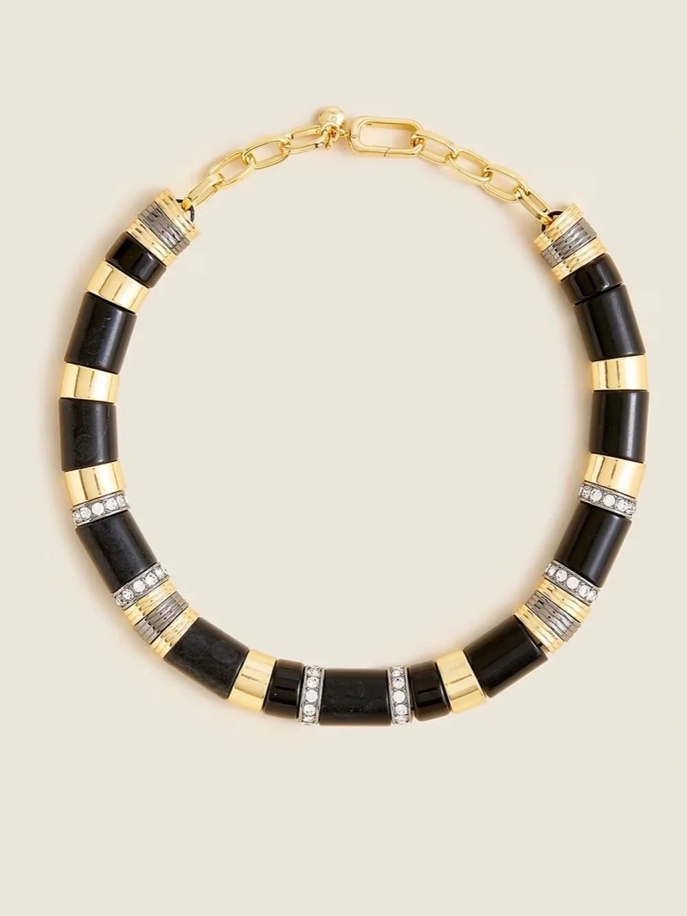 J. Crew hand cut stone necklace. - Picture 2 of 9